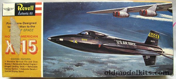 Revell 1/65 North American X-15, H164-130 plastic model kit